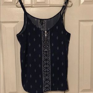 Maurice’s Navy and White summer tank top